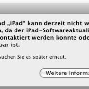 iPad update auf 4.2.1 oder älter nicht mehr möglich – Signatur wurde entfernt