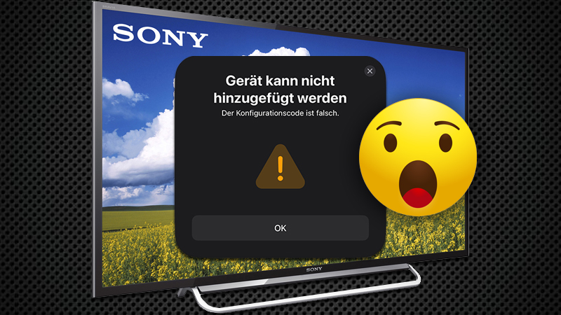AirPlay Fehlermeldung: „Gerät kann nicht hinzugefügt werden“