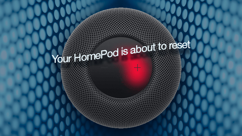 Problem gelöst: HomePod mini leuchtet rot und will ein Reset